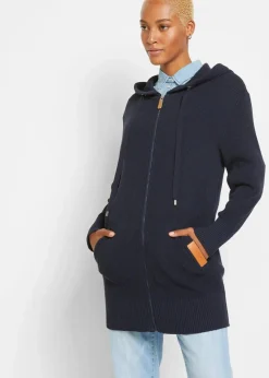 bonprix Bekleidung·Umstandsmode|Bekleidung·Jeans|Strickmantel dunkelblau