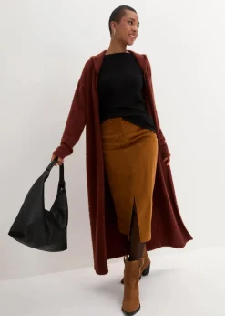 Strickmantel aus weichem Federgarn|bonprix Clearance