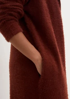 Strickmantel aus weichem Federgarn|bonprix Clearance