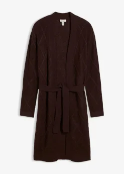 Strickmantel aus Zopfstrick|bonprix Hot