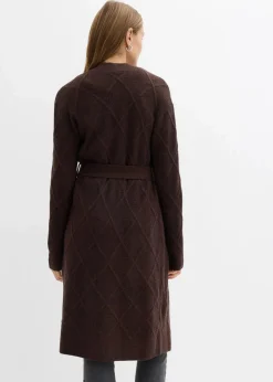 Strickmantel aus Zopfstrick|bonprix Hot