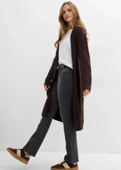 Strickmantel aus Zopfstrick|bonprix Hot