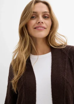 Strickmantel aus Zopfstrick|bonprix Hot