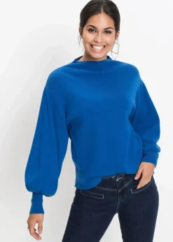 Strickpullover mit Ballonärmeln|bonprix Online