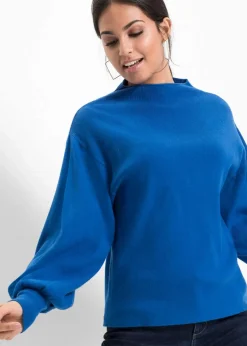 Strickpullover mit Ballonärmeln|bonprix Online