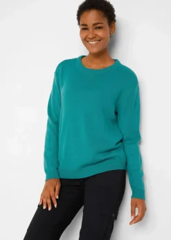 Strick-Pullover mit Rundhals-Ausschnitt|bonprix Best