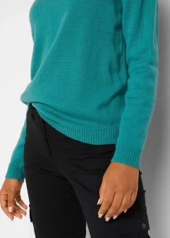 Strick-Pullover mit Rundhals-Ausschnitt|bonprix Best
