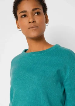 Strick-Pullover mit Rundhals-Ausschnitt|bonprix Best