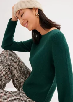 Strickpullover mit U-Boot-Ausschnitt|bonprix Best