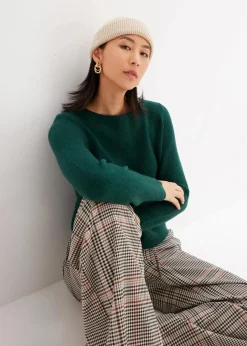 Strickpullover mit U-Boot-Ausschnitt|bonprix Best