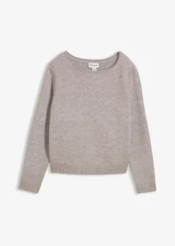 Strickpullover mit U-Boot-Ausschnitt|bonprix Online