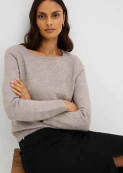 Strickpullover mit U-Boot-Ausschnitt|bonprix Online