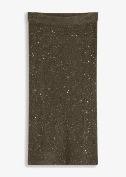 bonprix Röcke|Zweiteiler & Sets|Strickrock braun