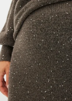 bonprix Röcke|Zweiteiler & Sets|Strickrock braun