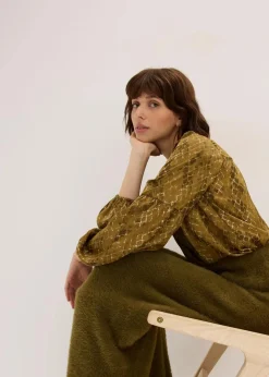 Strickrock aus flauschigem Federgarn|bonprix Discount