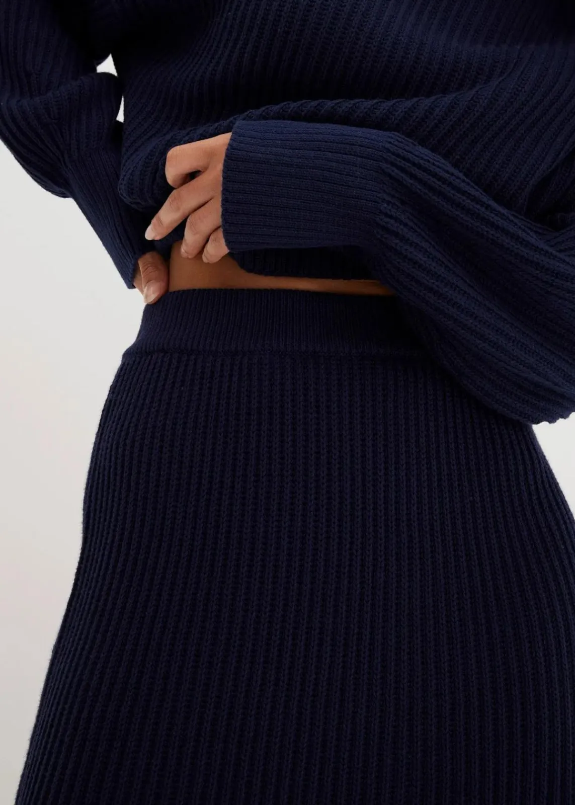 Strickrock aus reiner Baumwolle|bonprix Outlet