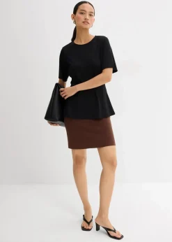 Strickrock aus Viskose-Mix|bonprix Outlet