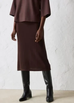 Strickrock aus weichem Woll-Mix|bonprix Online