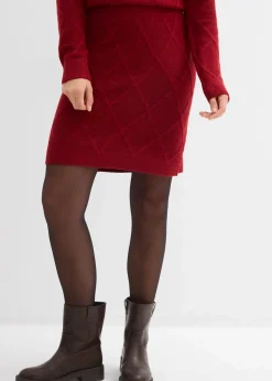 Strickrock aus Zopfstrick|bonprix Clearance