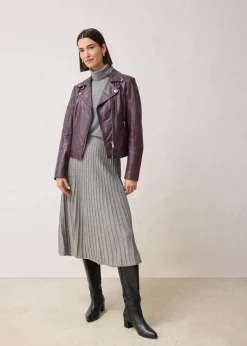 bonprix Bekleidung·Sportbekleidung|Premium|Strickrock mit Merinowolle grau meliert