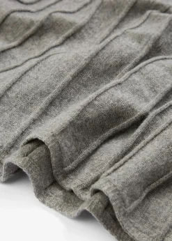 bonprix Bekleidung·Sportbekleidung|Premium|Strickrock mit Merinowolle grau meliert