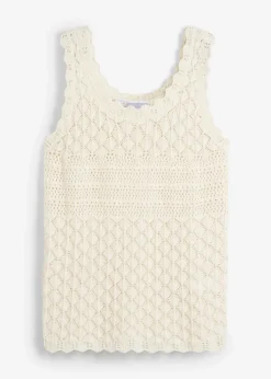 bonprix Bekleidung·Umstandsmode|Shirts & Tops|Stricktop aus Baumwolle natur