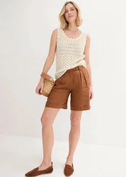 bonprix Bekleidung·Umstandsmode|Shirts & Tops|Stricktop aus Baumwolle natur