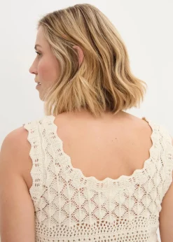 bonprix Bekleidung·Umstandsmode|Shirts & Tops|Stricktop aus Baumwolle natur
