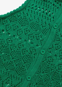 Stricktop mit Lochstrickmuster|bonprix