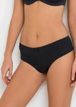 String Panty mit komfortabler Baumwolle (4er Pack)|bonprix Discount
