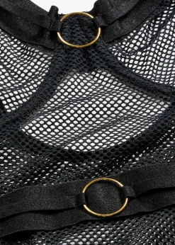 bonprix Große Cups D-H|Erotikwäsche|Stringbody schwarz