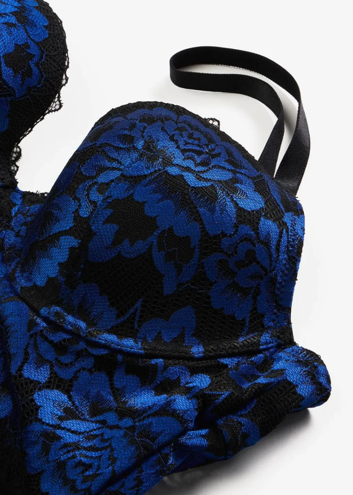 bonprix Wäsche·Bodies|Bodies|Stringbody aus Spitze schwarz/nachtblau