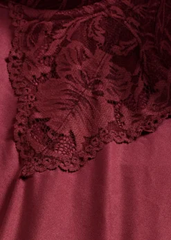 bonprix Große Cups D-H|Nachhaltigere Materialien|Stringbody mit gepolsterten Trägern beere