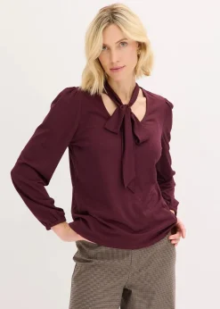 Struktur-Shirt mit abnehmbarer Schluppe|bonprix Clearance