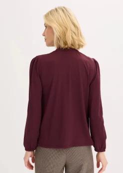 Struktur-Shirt mit abnehmbarer Schluppe|bonprix Clearance