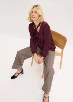 Struktur-Shirt mit abnehmbarer Schluppe|bonprix Clearance