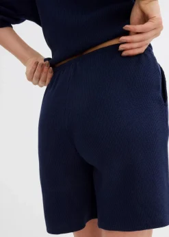 Strukturshorts aus reiner Baumwolle|bonprix Hot