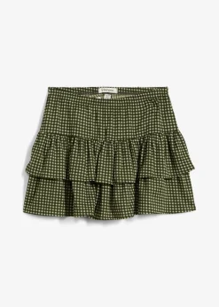 Stufenrock aus strukturiertem Crêpe|bonprix Online