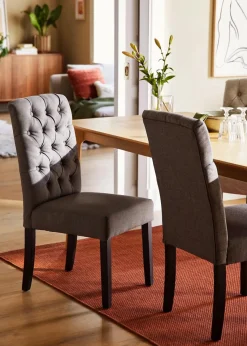 bonprix Esstische & Stühle|Stuhl (2er Pack) grau