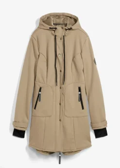 Super Stretch Softshell-Parka, wasserabweisend|bonprix Outlet
