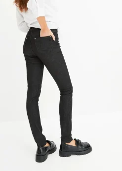 bonprix Bekleidung·Shirts & Tops|Jeans|Super-Stretch-Jeans aus leichtem Material schwarz denim