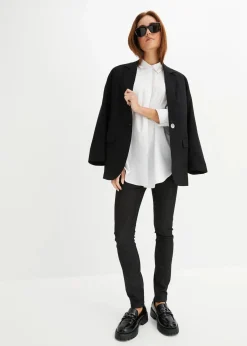 bonprix Bekleidung·Shirts & Tops|Jeans|Super-Stretch-Jeans aus leichtem Material schwarz denim