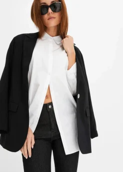 bonprix Bekleidung·Shirts & Tops|Jeans|Super-Stretch-Jeans aus leichtem Material schwarz denim