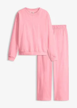 Sweat Hausanzug mit Biesen|bonprix Clearance