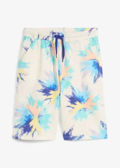 bonprix Jungen 9-16 Jahre·Shorts|Jungen 2-8 Jahre·Nachhaltigere Materialien|Sweat-Bermuda aus Bio Baumwolle naturbeige bunt bedruckt