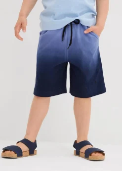 bonprix Jungen 2-8 Jahre·Shorts|Jungen 2-8 Jahre·Mehrfachpacks|Sweat-Bermuda aus reiner Baumwolle (2er Pack) dunkelblau+meeresgrün