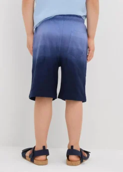 bonprix Jungen 2-8 Jahre·Shorts|Jungen 2-8 Jahre·Mehrfachpacks|Sweat-Bermuda aus reiner Baumwolle (2er Pack) dunkelblau+meeresgrün