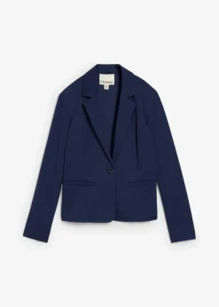 Sweatblazer mit fließender Viskose|bonprix Discount