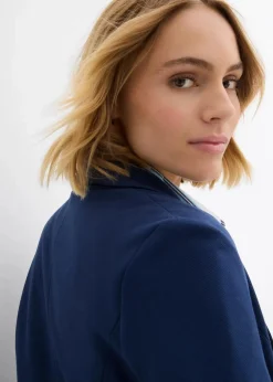 Sweatblazer mit fließender Viskose|bonprix Discount