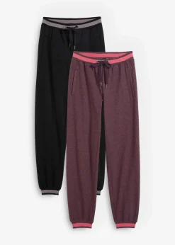 Sweathose aus Baumwoll-Mix, 2er Pack|bonprix Outlet